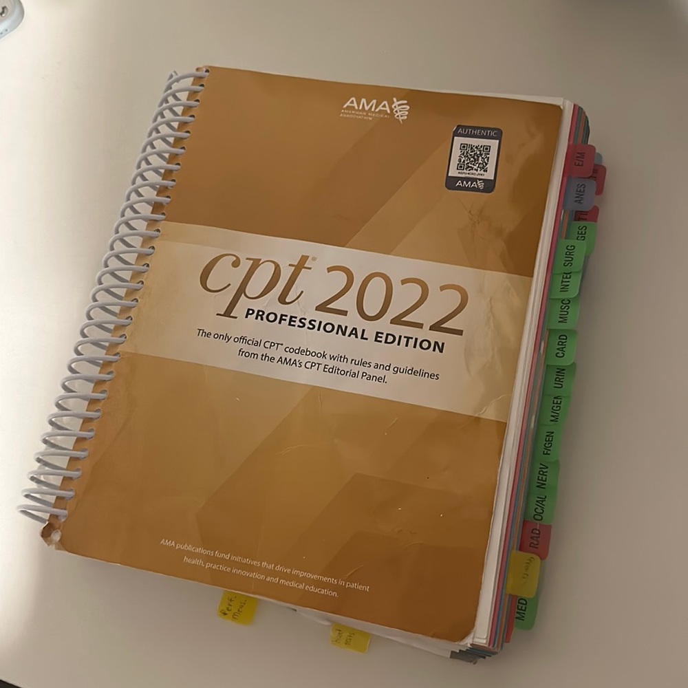 CPT 2022 coding book AMA